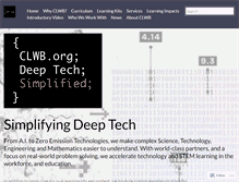 Tablet Screenshot of clwb.org